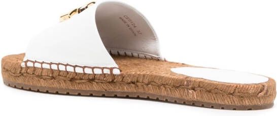 Dolce & Gabbana Espadrilles met logoplakkaat Wit