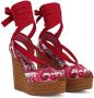 Dolce & Gabbana Espadrilles met print Rood - Thumbnail 2