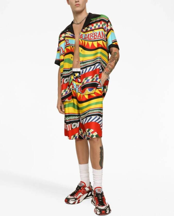 Dolce & Gabbana Fast in Maglina sneakers met logopatch Rood