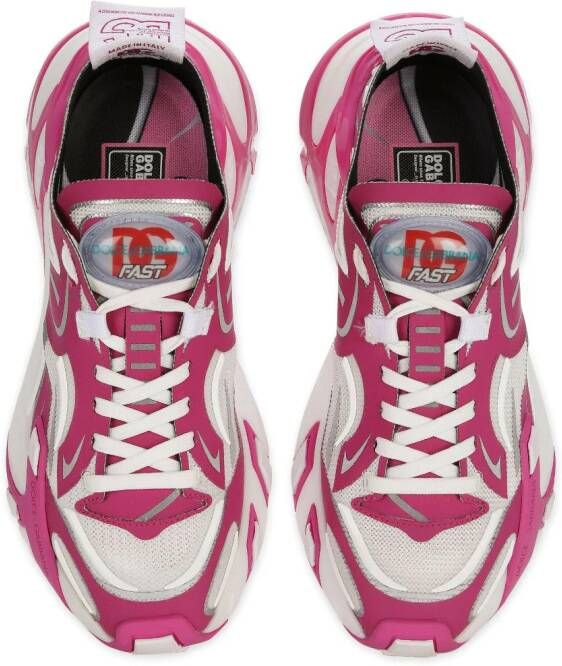 Dolce & Gabbana Fast low-top sneakers Roze