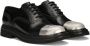 Dolce & Gabbana Francesina derby schoenen met contrasterende neus Zwart - Thumbnail 2