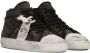 Dolce & Gabbana Mid-top sneakers met denim patchwork Bruin - Thumbnail 2