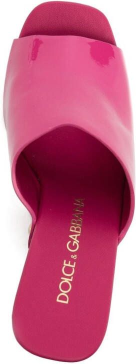 Dolce & Gabbana Glanzende muiltjes Roze