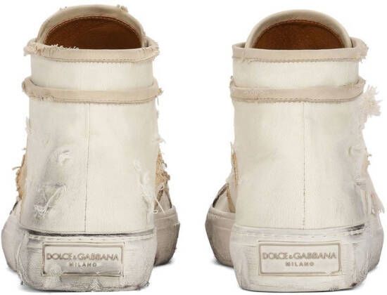 Dolce & Gabbana Mid-top sneakers Beige