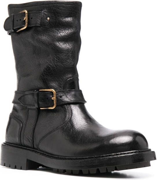 Dolce & Gabbana Horseride bikerlaarzen Zwart