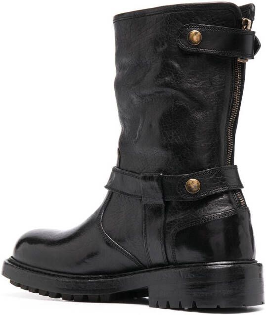 Dolce & Gabbana Horseride bikerlaarzen Zwart