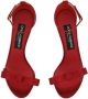 Dolce & Gabbana Keira satijnen sandalen Rood - Thumbnail 4