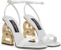 Dolce & Gabbana Keira 105mm DG-heel sandals Wit - Thumbnail 2