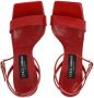 Dolce & Gabbana 3.5 lakleren 105mm sandalen Rood - Thumbnail 4