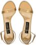 Dolce & Gabbana Keira sandalen met metallic-effect Goud - Thumbnail 4