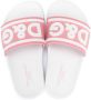 Dolce & Gabbana Kids Slippers met 3D-logo Wit - Thumbnail 3