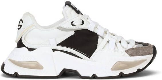 Dolce & Gabbana Kids Airmaster sneakers met vlakken Wit