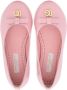 Dolce & Gabbana Kids Lakleren ballerina's met DG-logo Roze - Thumbnail 4