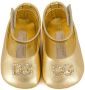 Dolce & Gabbana Kids Ballerina's met kristallen Goud - Thumbnail 3