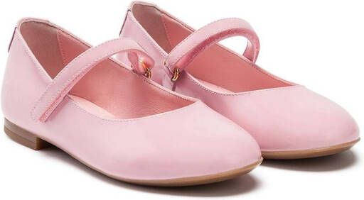 Dolce & Gabbana Kids Ballerina's met leren zool Roze