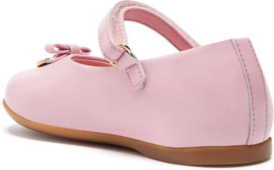 Dolce & Gabbana Kids Ballerina's met strik Roze