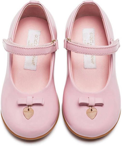 Dolce & Gabbana Kids Ballerina's met strik Roze