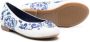 Dolce & Gabbana Kids Ballerina's verfraaid met kristallen Blauw - Thumbnail 2