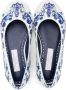 Dolce & Gabbana Kids Ballerina's verfraaid met kristallen Blauw - Thumbnail 3