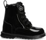 Dolce & Gabbana Kids Lakeren combat boots Zwart - Thumbnail 2