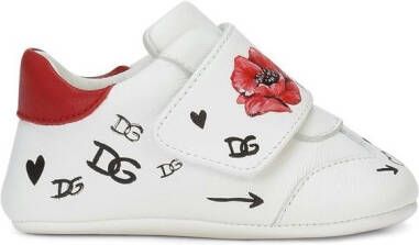 Dolce & Gabbana Kids Leren sneakers Wit