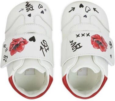 Dolce & Gabbana Kids Leren sneakers Wit