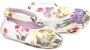 Dolce & Gabbana Kids Leren ballerina's met bloe print Veelkleurig - Thumbnail 2