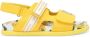 Dolce & Gabbana Kids Katoenen sandalen verfraaid met stras Geel - Thumbnail 2