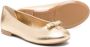 Dolce & Gabbana Kids Leren ballerina's Goud - Thumbnail 2