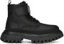 Dolce & Gabbana Kids Leren combat boots Zwart - Thumbnail 2