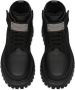 Dolce & Gabbana Kids Leren combat boots Zwart - Thumbnail 4