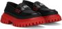 Dolce & Gabbana Kids Leren loafers Zwart - Thumbnail 2