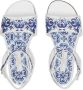 Dolce & Gabbana Kids Leren sandalen Blauw - Thumbnail 4