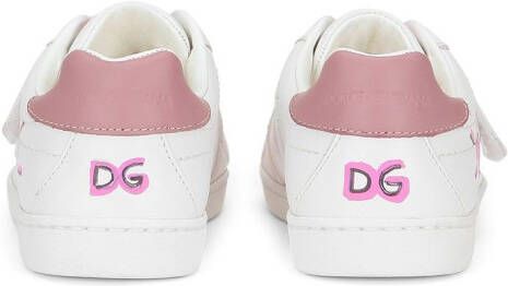 Dolce & Gabbana Kids Leren sneakers Wit