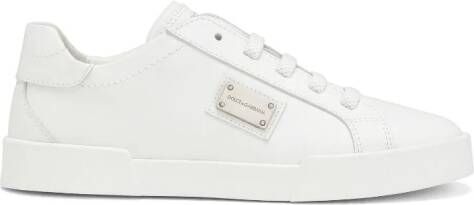 Dolce & Gabbana Kids Leren sneakers Wit