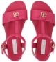 Dolce & Gabbana Kids Lakleren sandalen met DG-logo Roze - Thumbnail 4