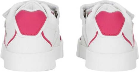 Dolce & Gabbana Kids Sneakers met logo-reliëf Wit