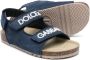 Dolce & Gabbana Kids Sandalen met klittenband Blauw - Thumbnail 2