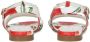 Dolce & Gabbana Kids Sandalen met logoplakkaat Rood - Thumbnail 3