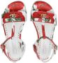 Dolce & Gabbana Kids Sandalen met logoplakkaat Rood - Thumbnail 4