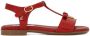 Dolce & Gabbana Kids Lakleren sandalen met DG-logo Rood - Thumbnail 2