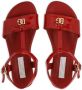 Dolce & Gabbana Kids Lakleren sandalen met DG-logo Rood - Thumbnail 4