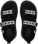 Dolce & Gabbana Kids Leren sandalen met klittenband Zwart - Thumbnail 4