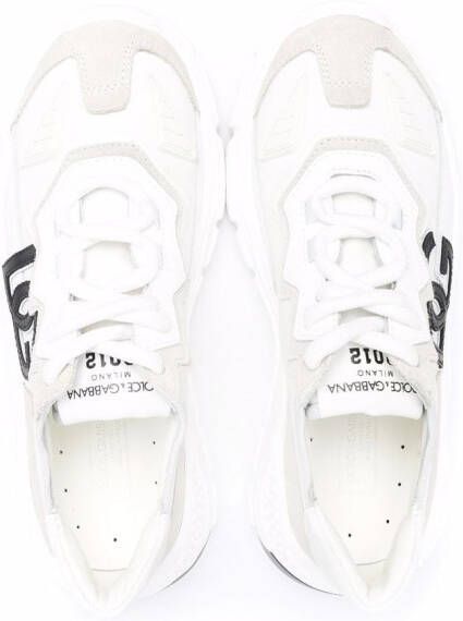 Dolce & Gabbana Kids Sneakers met logopatch Wit