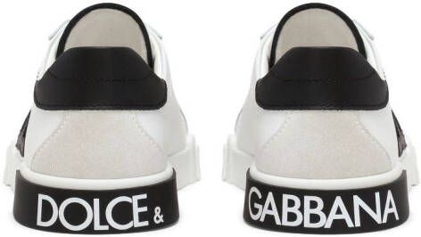 Dolce & Gabbana Kids Portofino low-top sneakers Wit