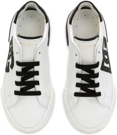 Dolce & Gabbana Kids Portofino low-top sneakers Wit