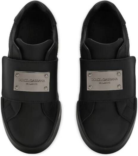 Dolce & Gabbana Kids Portofino low-top sneakers Zwart