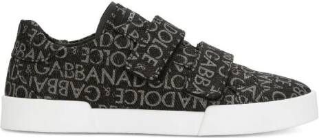 Dolce & Gabbana Kids Portofino low-top sneakers Zwart