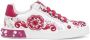 Dolce & Gabbana Kids Portofino leren sneakers Wit - Thumbnail 2