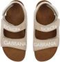 Dolce & Gabbana Kids Sandalen met klittenband Beige - Thumbnail 4